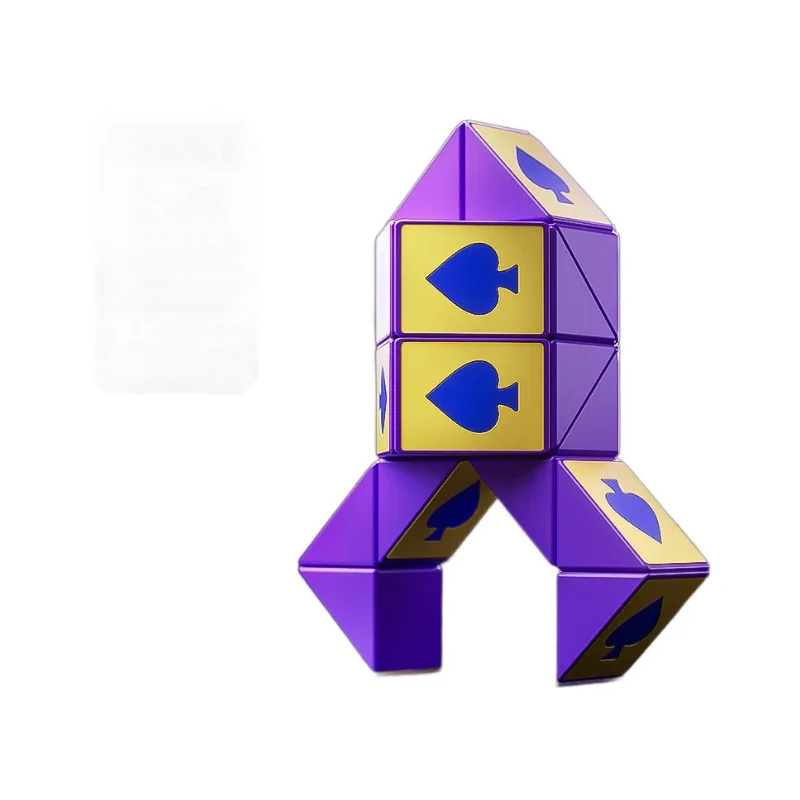 Wholesale of 24-36 Section Diansheng Magic Ruler Colorful Geometric Cube Blocks for Kindergartens Kid Educational Toys