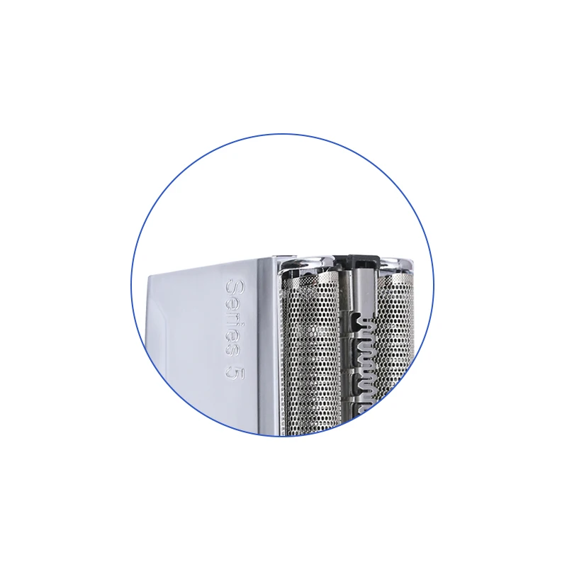 

Suitable for Braun Electric Shaver 52S Mesh Cover Component Series 5 Entire Blade Head Silver Mesh 5050，5050CC, 5070，5070CC