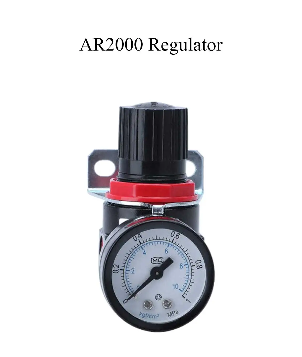 Электромагнитный клапан AR2000 02 G1/4'' Mini Air Pressure Regulator Relief Control Compressor Valve Gauge Fitting - Air Treatment Units Пневматика — деталь 1