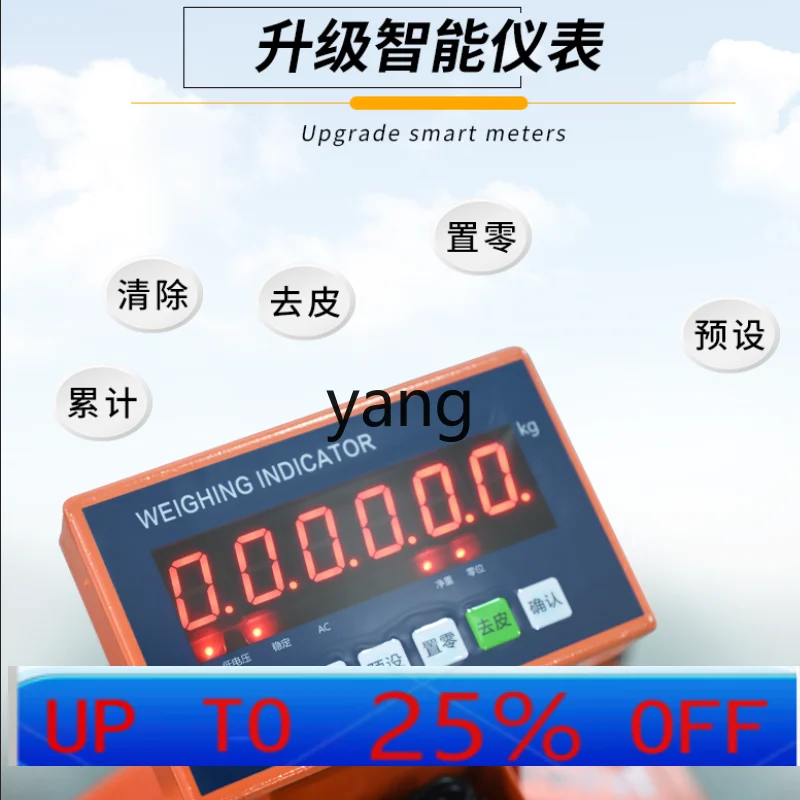 

LMMElectronic Scale Truck Manual Hydraulic Truck with Weighing Scale Forklift