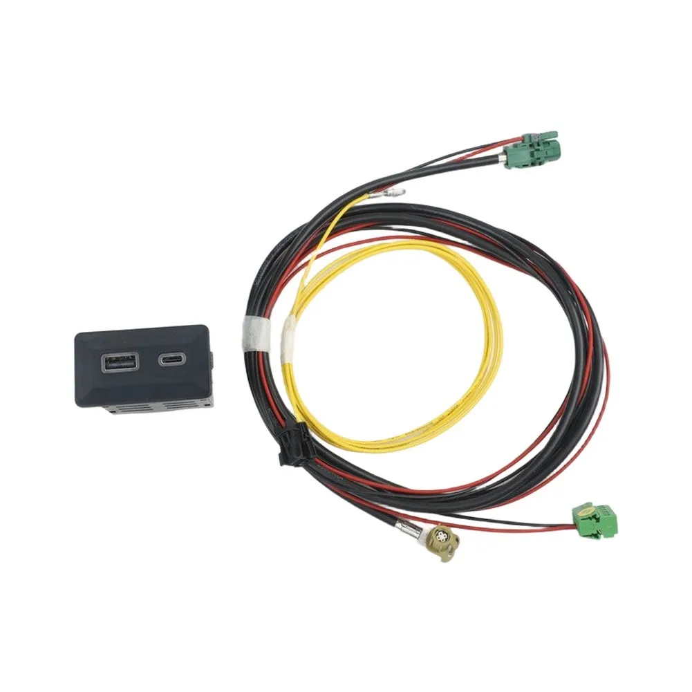 USB Switch Control Adapter Size As Shown In The Figure MDI USB Switch Plastic Metal Seamless Fit OEM Number 5G0035222E