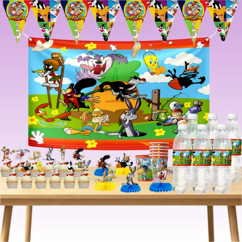 

Набор декора для праздника Disney Zootopia, ласка и кролик, бумага