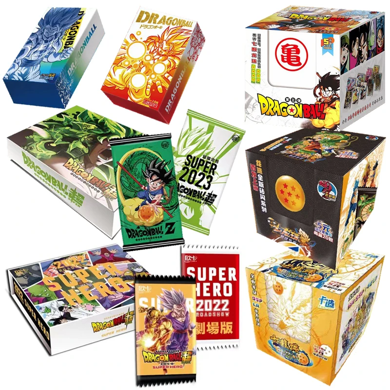 Dragones Ball Cards Booster Box TCG Collection, Anime japonés, paquete raro, juegos de mesa para fiesta familiar, juguetes para niños, regalo de