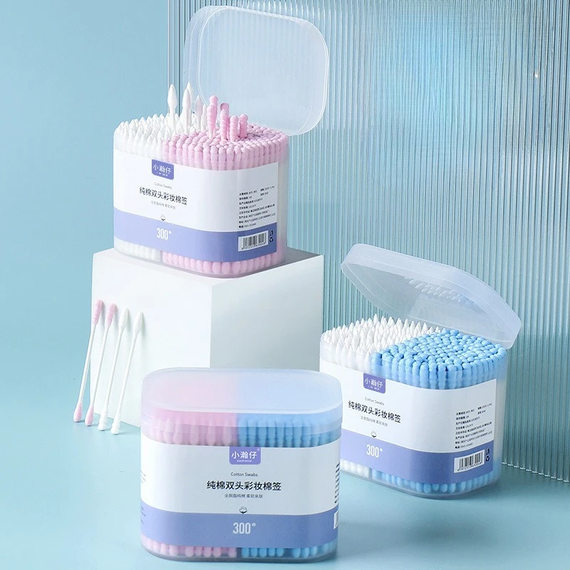 300-unidades-por-caixa-de-cotonetes-de-algodao-de-duas-cores-com-ponta-redonda-e-haste-de-papel-cotonetes-descartaveis-para-limpeza-e-cosmeticos