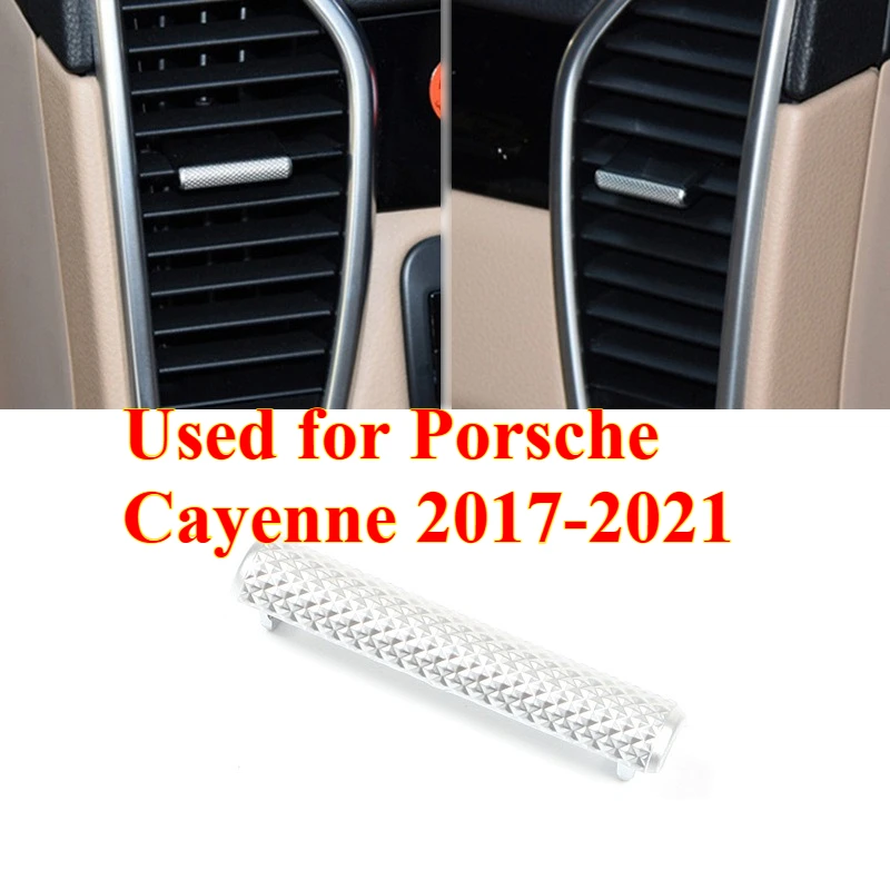 

Used for Porsche Cayenne 2017-2021 Car Front Rear AC Air Conditioner Vent Temperature Control Ventilation Slider Clip Cover Trim