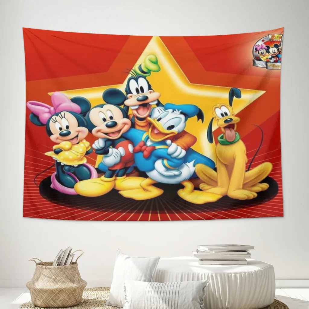 Mikey Mouse Tapestry   Room Ornaments Decoration Bedroom Wall Décor