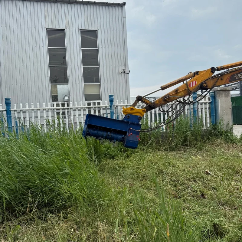 맞춤형 굴삭기 부품 잔디깎이 고효율 잔디 분쇄기 유압 플레일 모어 굴삭기 멀처