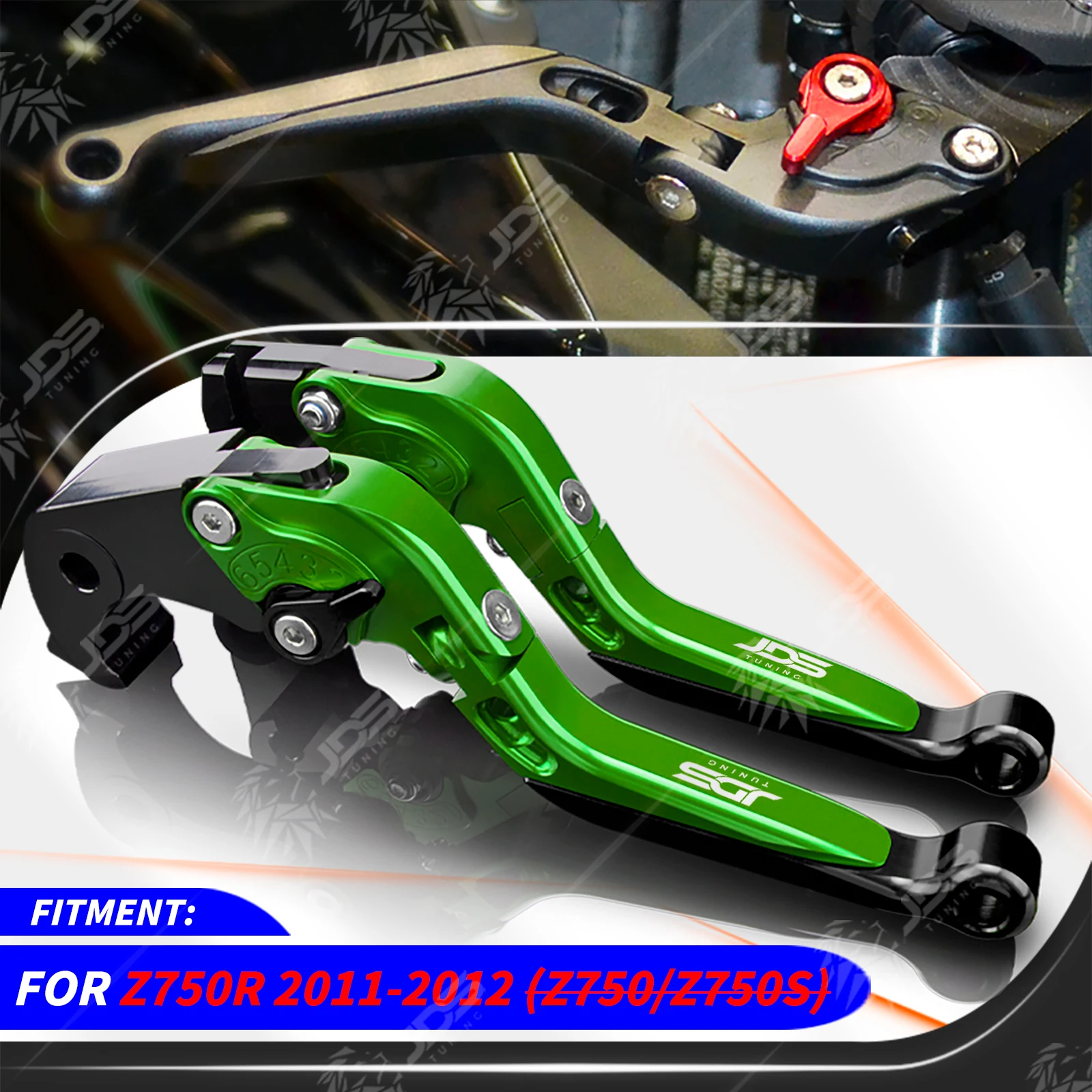 

Для Kawasaki Z750R 2011-2012 рычаг сцепления, набор тормозных рычагов, складные регулируемые рычаги, аксессуары, детали