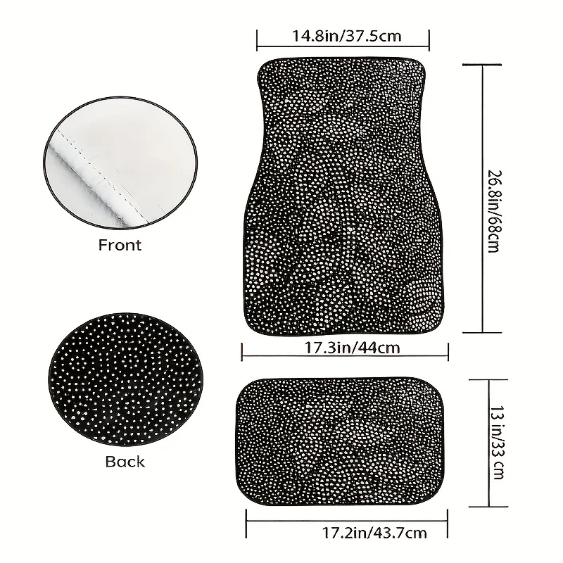 [Dreamcatcher Car Mats] 4pcs Dreamcatcher Car Mats Set | Anti-Slip Base, Easy To Clean, Suitable For All Models