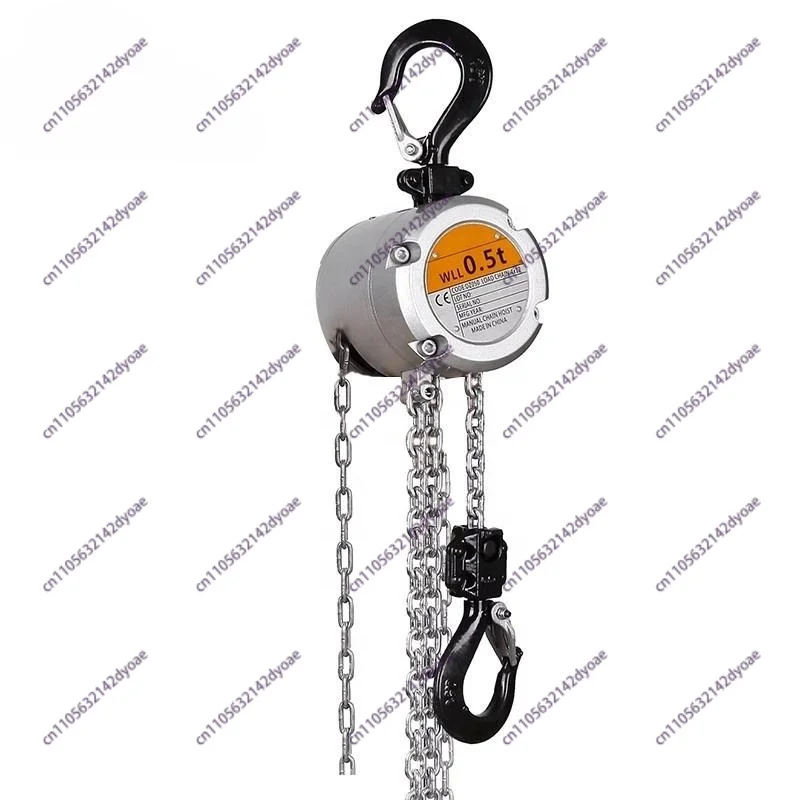 

Mini Hand Chain Hoist 0.25 0.5 Ton 3M Lift CE Certified Portable Manual Lever Hoist Block NEW