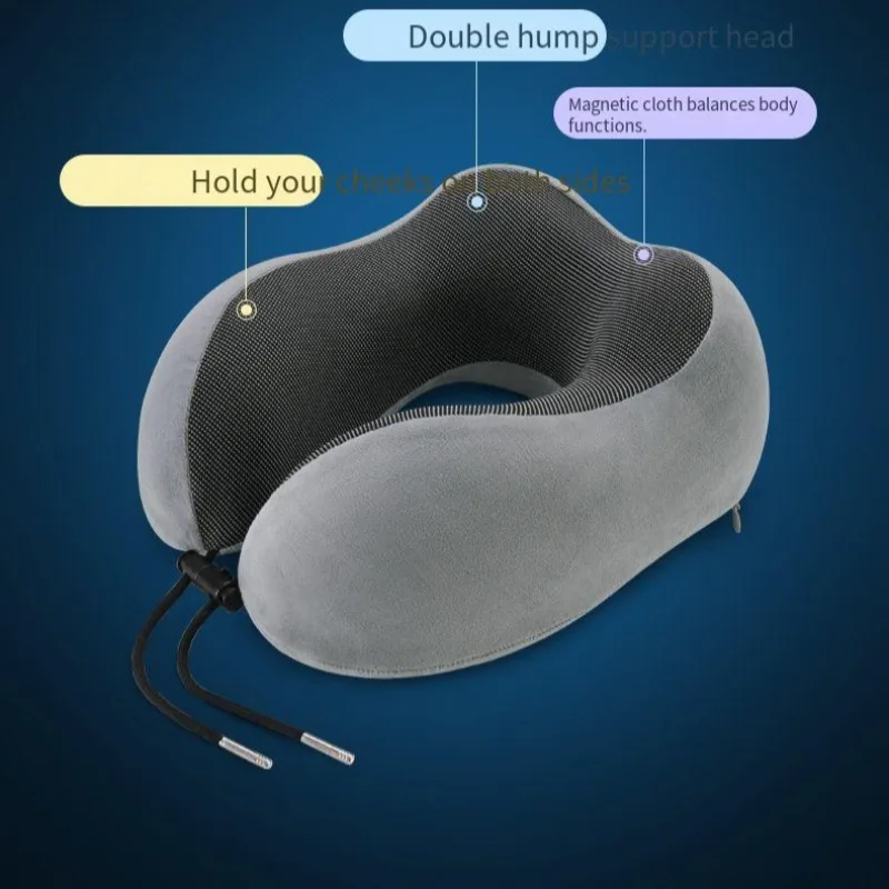 U - Shaped Neck Pillow Memory Foam Portable Office Classroom Works Students Break Noon Travel Sleeping Soft Comfortable Daily