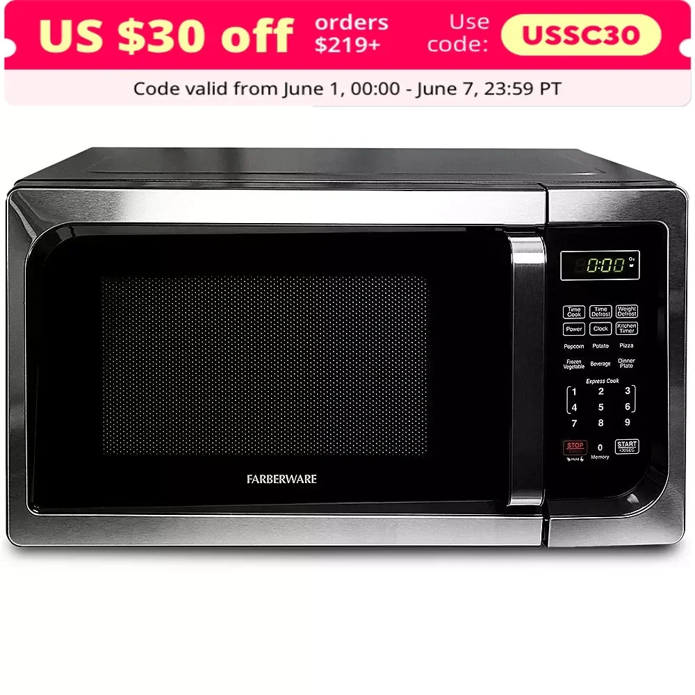 

Microwave, Classic 0.9 in Cu. Ft. Countertop Microwave with Speed Cooking