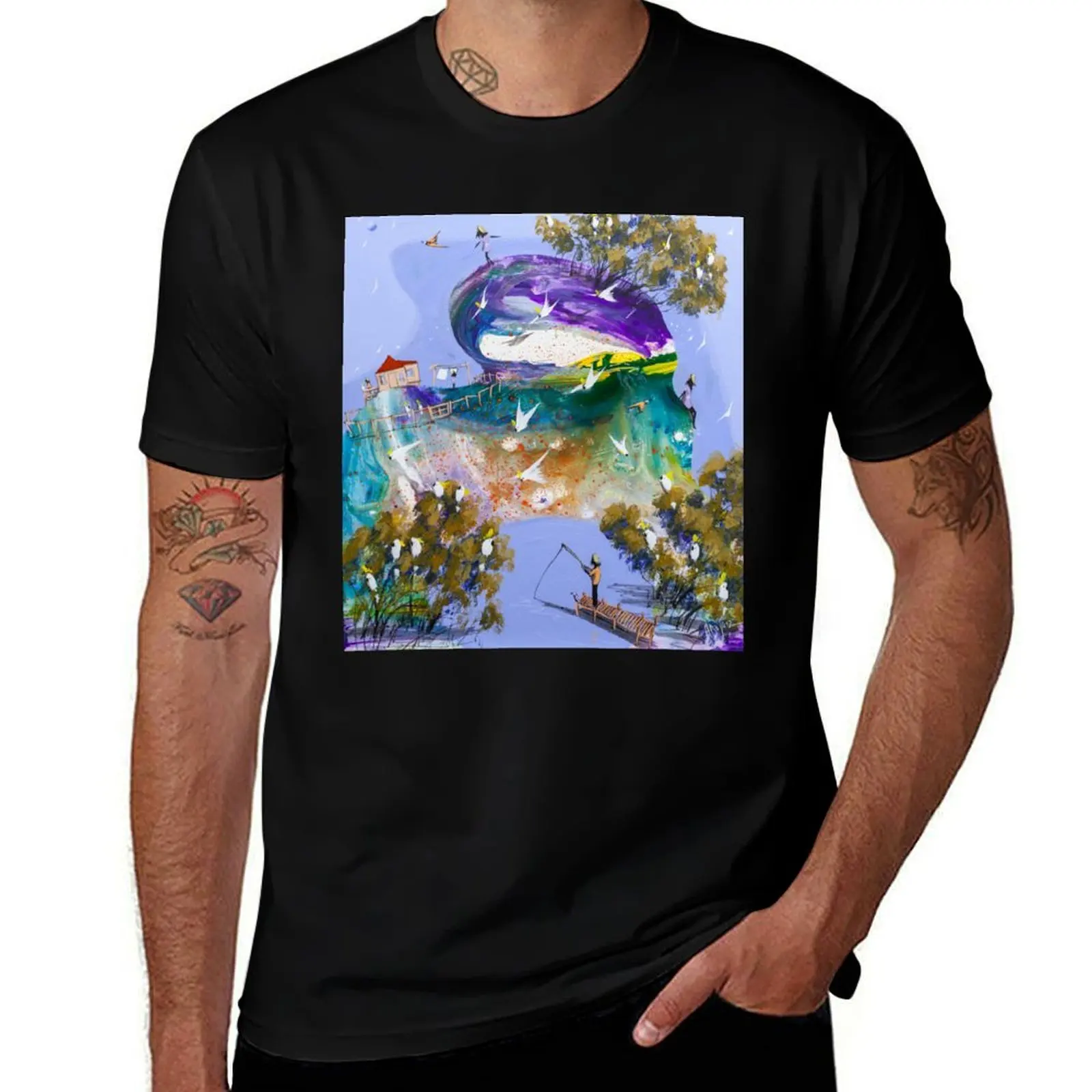 

Fishing For Dreams T-Shirt funny gifts funny meme t-shirts designer shirts cheap stuff men t shirts