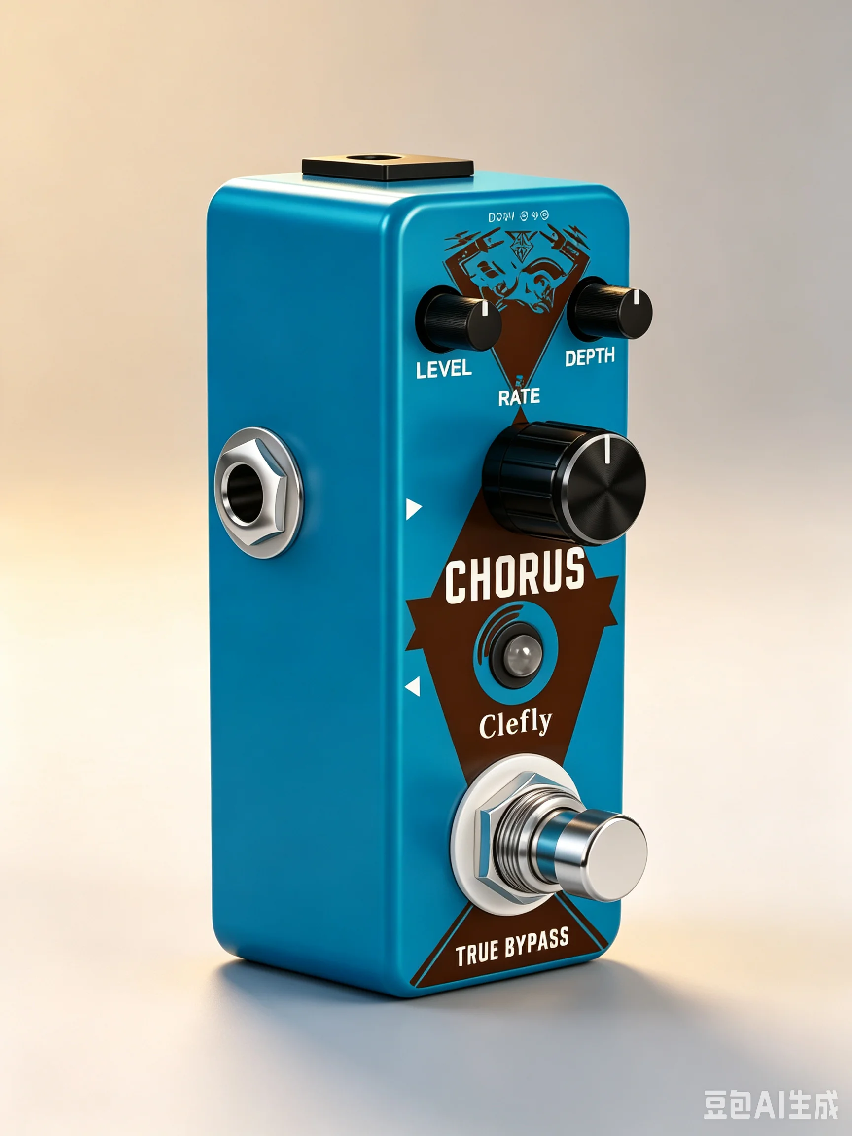 CLEFLY LEF-304 Guitar Analog Chorus Pedal Ensemble King Level Depth Knob High Warm Clear Chorus Sound With BBD Chip True Bypass