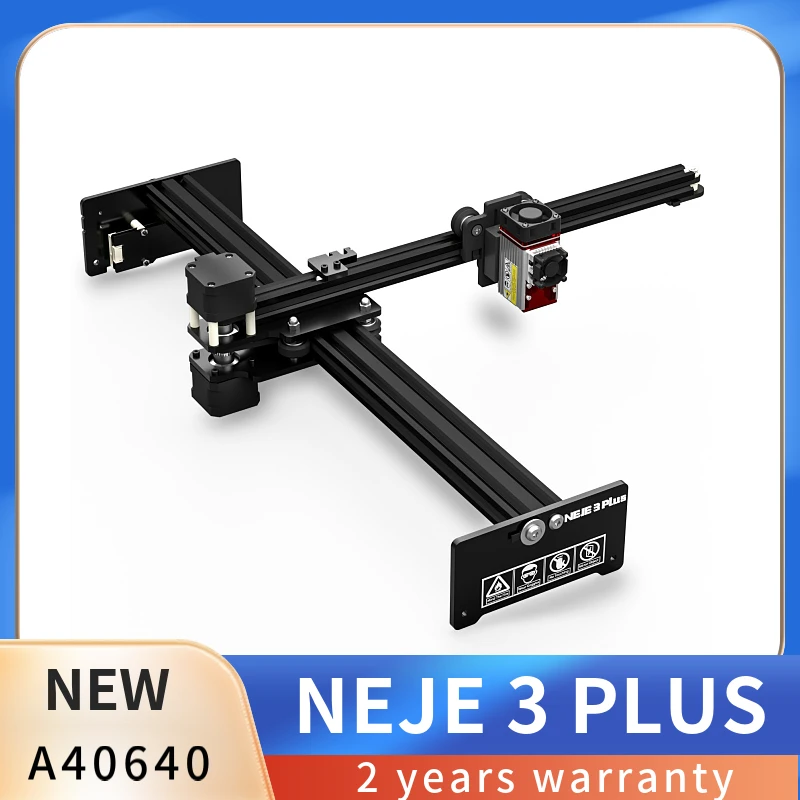 

NEJE 3 Plus N40630 A40640 30~80WDual Beam Laser Engraver and Cutter, 255x400mm CNC Wood Router / Engraving / Cutting Machine