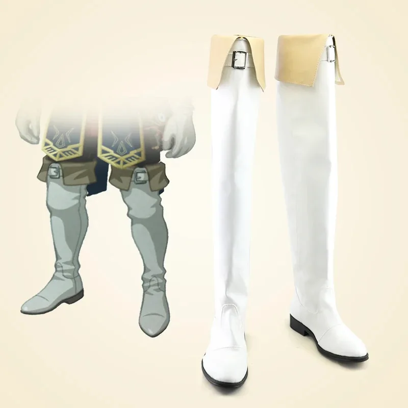 

Обувь Zelda Link Guard Обувь для косплея Сапоги Хэллоуин Аниме Обувь для косплея