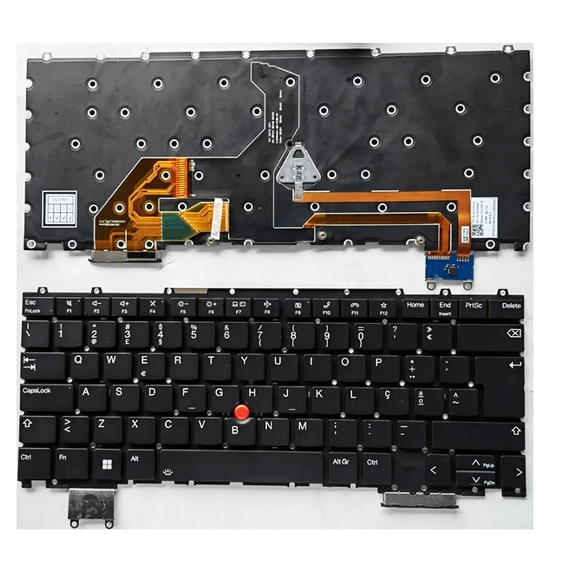 Imagem -02 - Teclado Retroiluminado para Lenovo Thinkpad Z16 Gen Z16 g1 tipo 21d4 21d5 Nda 16 V212120as1 Espanhol ou Português