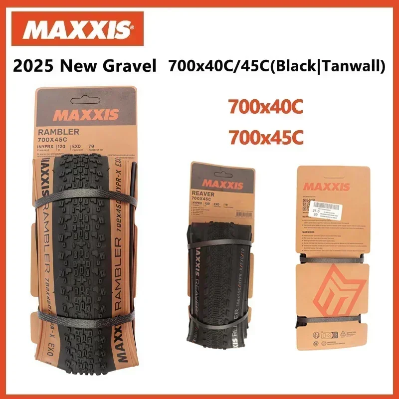 MAXXIS New RAMBLER REAVER Gravel 700x40C/45C Tire HYPR-X Tubeless