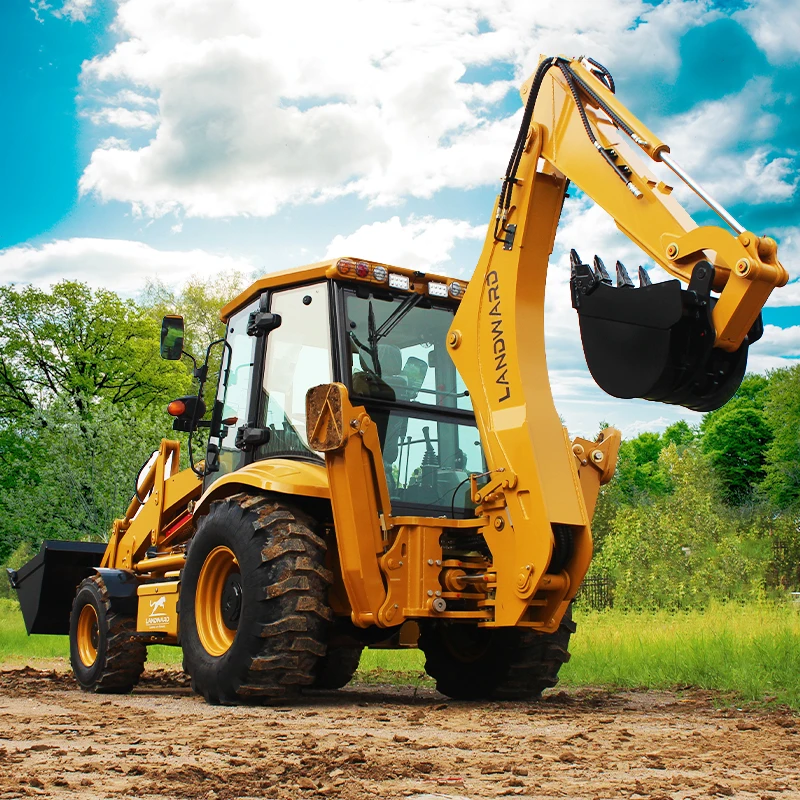 Hochleistungs-4-WD-Ladebagger Heimgebrauch kleiner Gelenk aushub traktor Mehrzweck-Mini-Bagger lader nach Maß