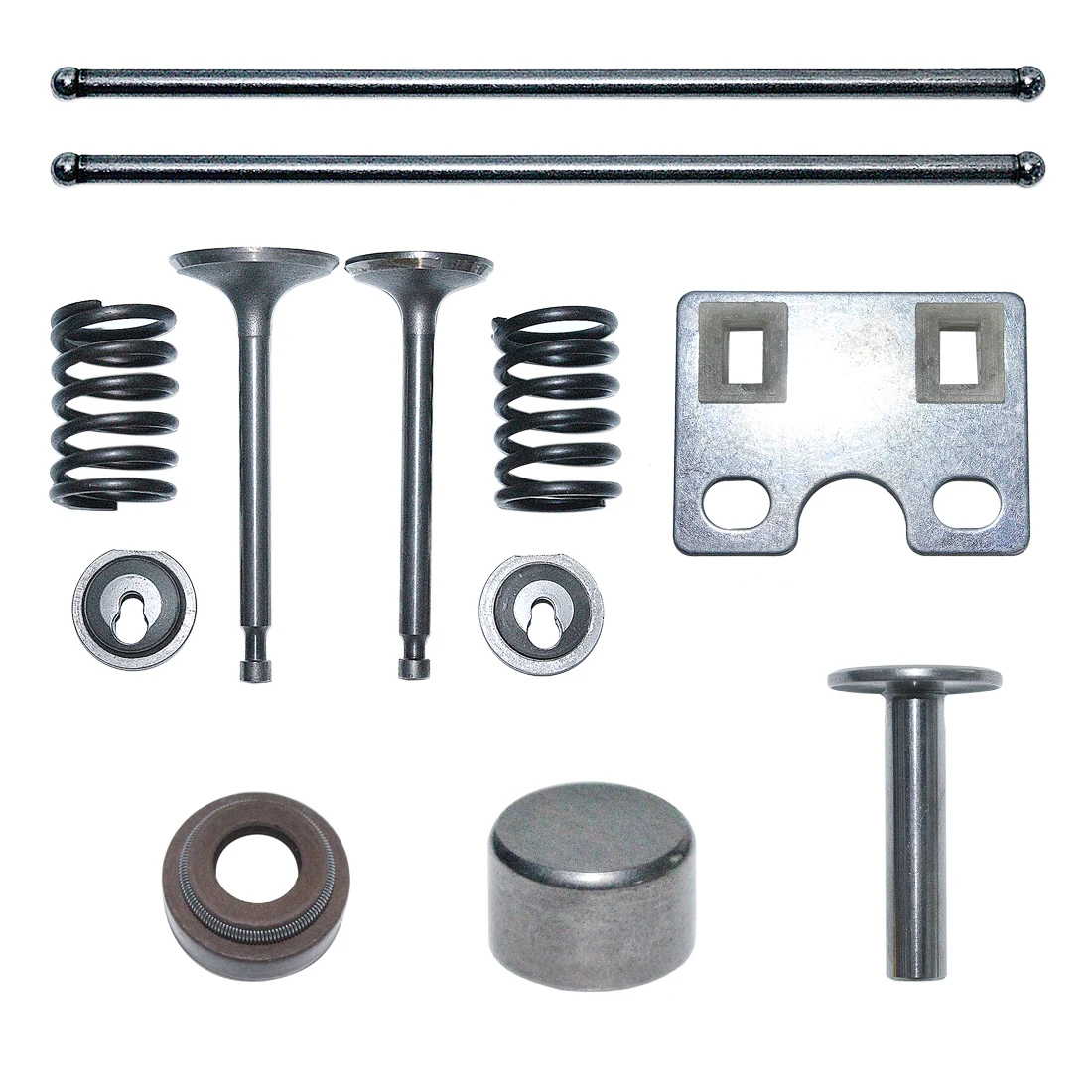 Einlass auslass Ventil Schubstange Frühling Kit für Honda GX390 GX340 188F 13HP 11HP Push Stange Guide Platte Gas Motor motor