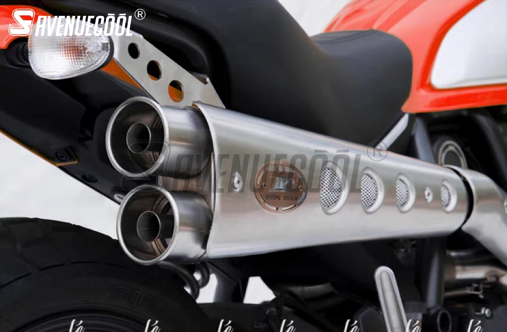 Avenuecool Ducati تشويش إذاعي 800 Zard العادم كاتم الصوت التوصيل Db القاتل الفولاذ المقاوم للصدأ كاتم الصوت التوصيل تعديل خاص