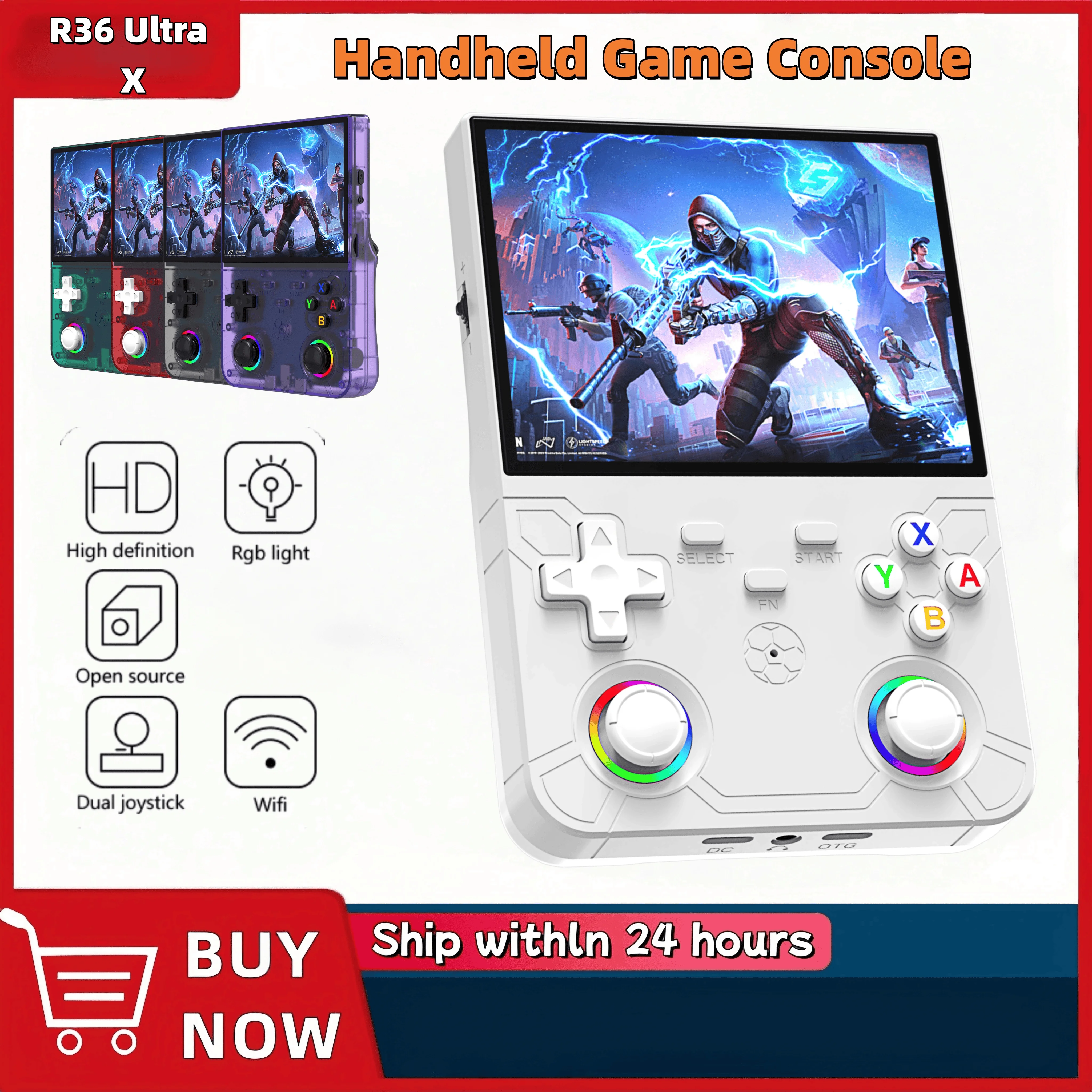 Gaming Console R36 Ultra - R36 Ultra X Handheld Game Player