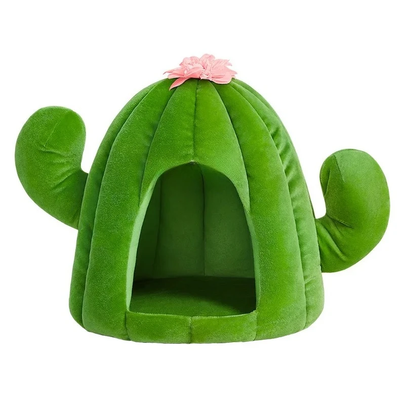 

Cactus Cat Nest Winter Warm Semi-Enclosed Cat Sleeping Bag Cold-Proof Tree Hole Pet Supplies