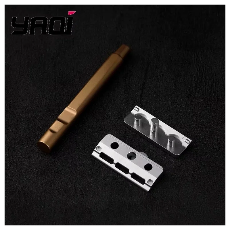 YAQI Smooth Shaving Experience Aluminum Lightweight Single Edge Tachi Safety Razor Wet Shave Tools Best Gift for Men