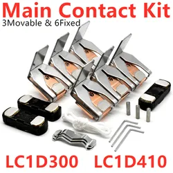 LA5F400803 Main Contact Kit For LC1D300 LC1D410 Contactor Replacement Kit Moving And Fixed Contacts Contactor Spare Parts