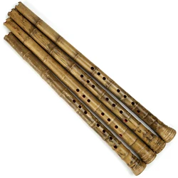 Right Handed Vertical Bamboo Flute Key G Brown Musical Instruments Traditional Chinese Handmade Woodwind Instrument Xiao