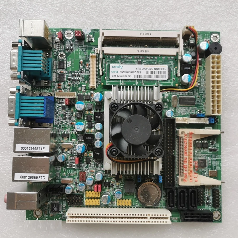 ل DFI LR100-N16D P/N:LR1001-750G اللوحة الأم للتحكم الصناعي المدمج