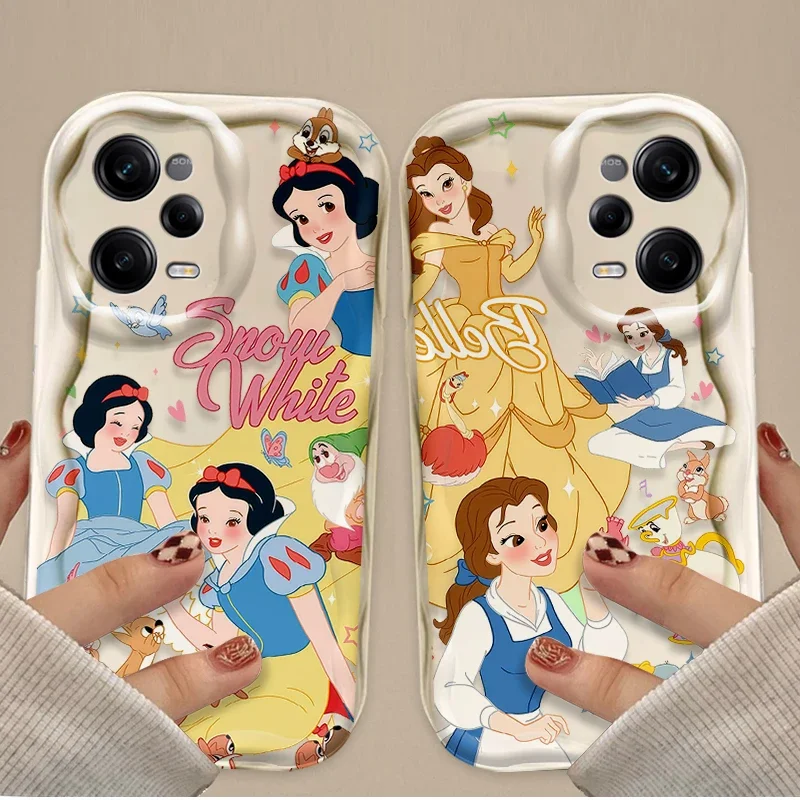 เคสลายเจ้าหญิงดิสนีย์สวยงามสำหรับ Xiaomi Redmi Note 14 13 12 11 10 9 Pro Plus 14S 12S 11S 10S 9S Redmi 14C 14R 13C 12 4G 5G