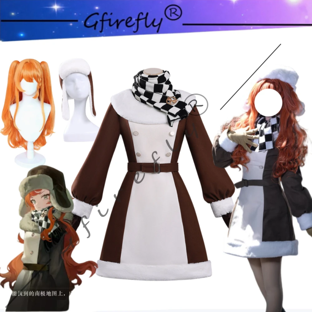 

Reverse: 1999 Sonetto Cute Winter Outfit Cosplay Costume with Scarf Gloves Accessories Adult Women Halloween Comic Con Outfit