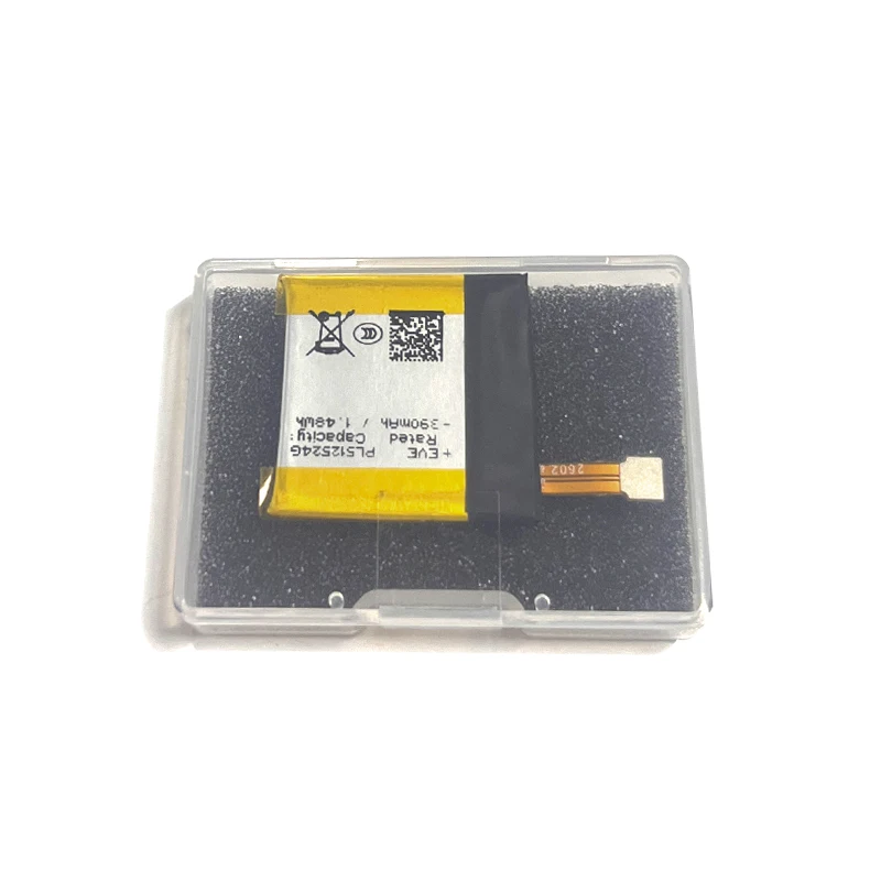 Batería de repuesto 390mAh PL512524G PL502524V para Huami Amazfit T-rex Verge Lite A1918 A1801 A1808, batería para smartwatch 2
