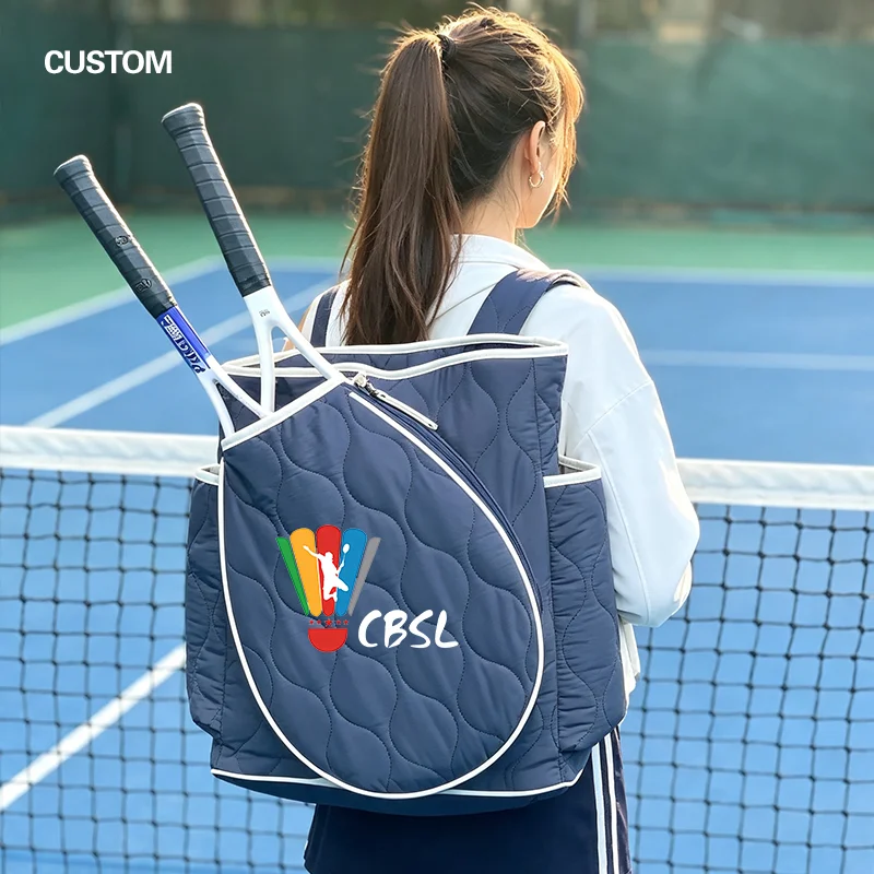 高品質大容量スカッシュパデルバドミントンラケットハンドバッグ - Badminton Logo のレビューと価格