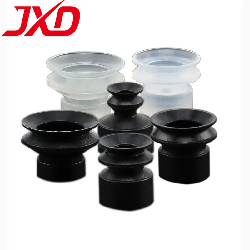 

JXD SMC ZP3-04/06/08/10/13/16BMN/BMS Mini Vacuum Air Sucker Black NBR Double Layer Round Strong Vacuum Suction Cup