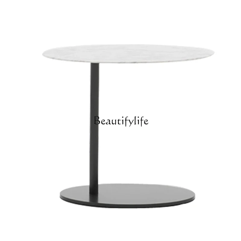 

FG40Marble Side Table Modern and Unique Model Room Balcony Living Room Small Coffee Table