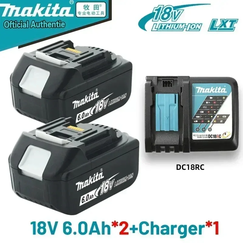 Batería Original Makita de herramientas de 18V para baterías de repuesto de taladro de 18v BL1830B BL1850B BL1860B BL1815 BL1830 BL1840