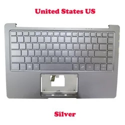 Laptop Replacement PalmRest& GR Keyboard For Jumper For EZbook X3 JPA10 English US Belgium BE Italy IT German GR Swiss SW Silver