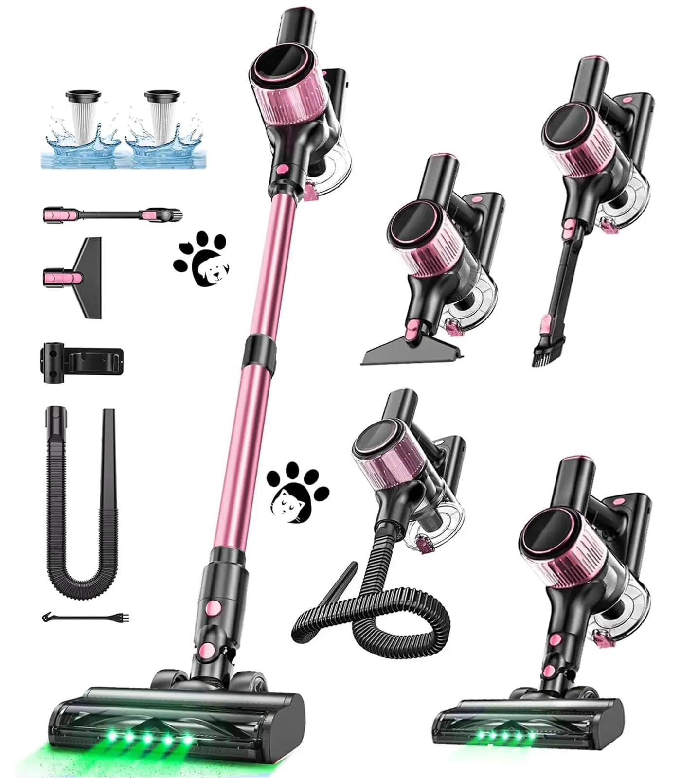 

Carpet Cleaner 6 In 1 Lightweight Vacuum For Hardwood Floor Carpet Pet Hair