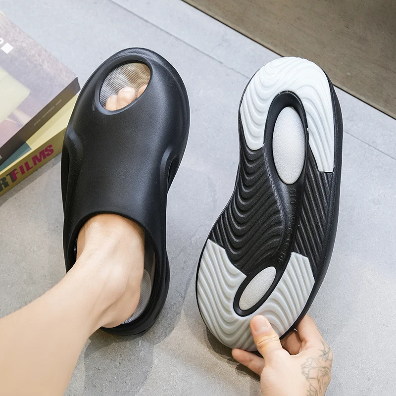 

YUYIN Summer Men's Fashion Outdoor Sports Slippers EVA Thick Bottom Personalized Anti-Slip Wear-Resistant Soft Sole Slides