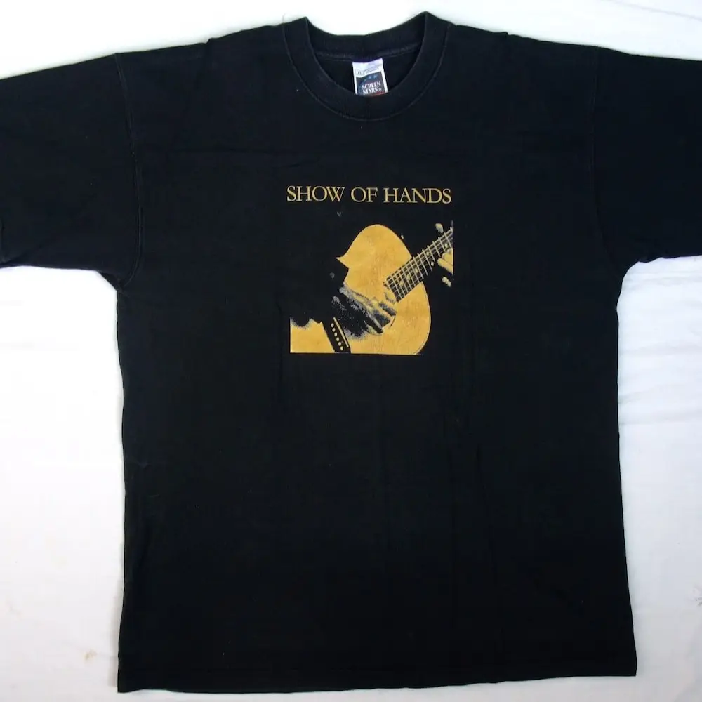 Free Shipping Vintage Shirt Show Of Hands Phil Beer Steve Knightley English Folk Concert 2001 Royal Albert Hall 10Th