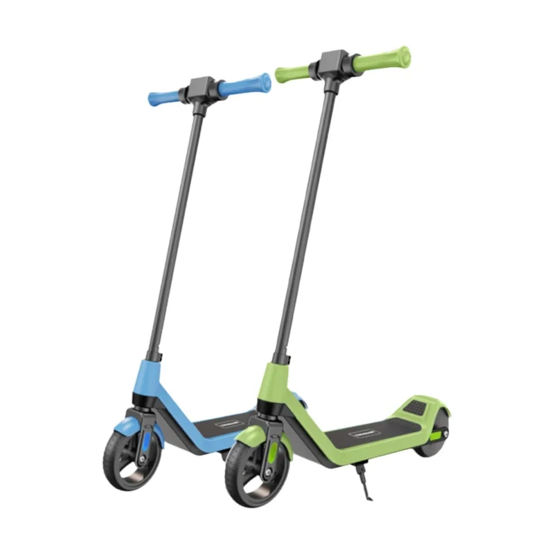 Patinete eléctrico Todimart T1 para niños y adultos, diseño ligero y plegable, motor de 130 W, batería de 22,2 V y 2,6 Ah, neumáticos de