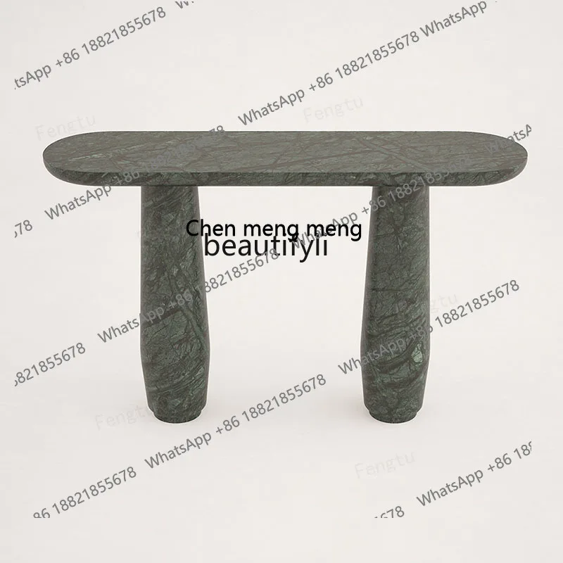 

P178 Мраморный входной настольный светильник, роскошный индийский зеленый прямоугольный высококачественный чехол для украшения гостиной