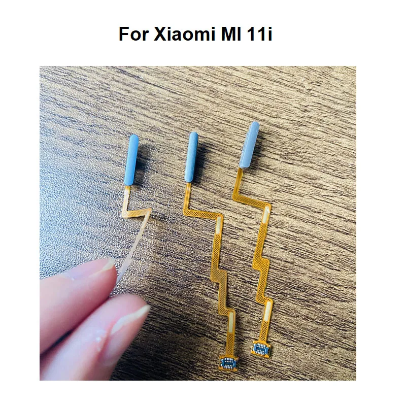 Original For Xiaomi Mi 11i 5G Home Button Menu Fingerprint Sensor Touch ID Scanner Ribbon Connector Flex Cable MI11i