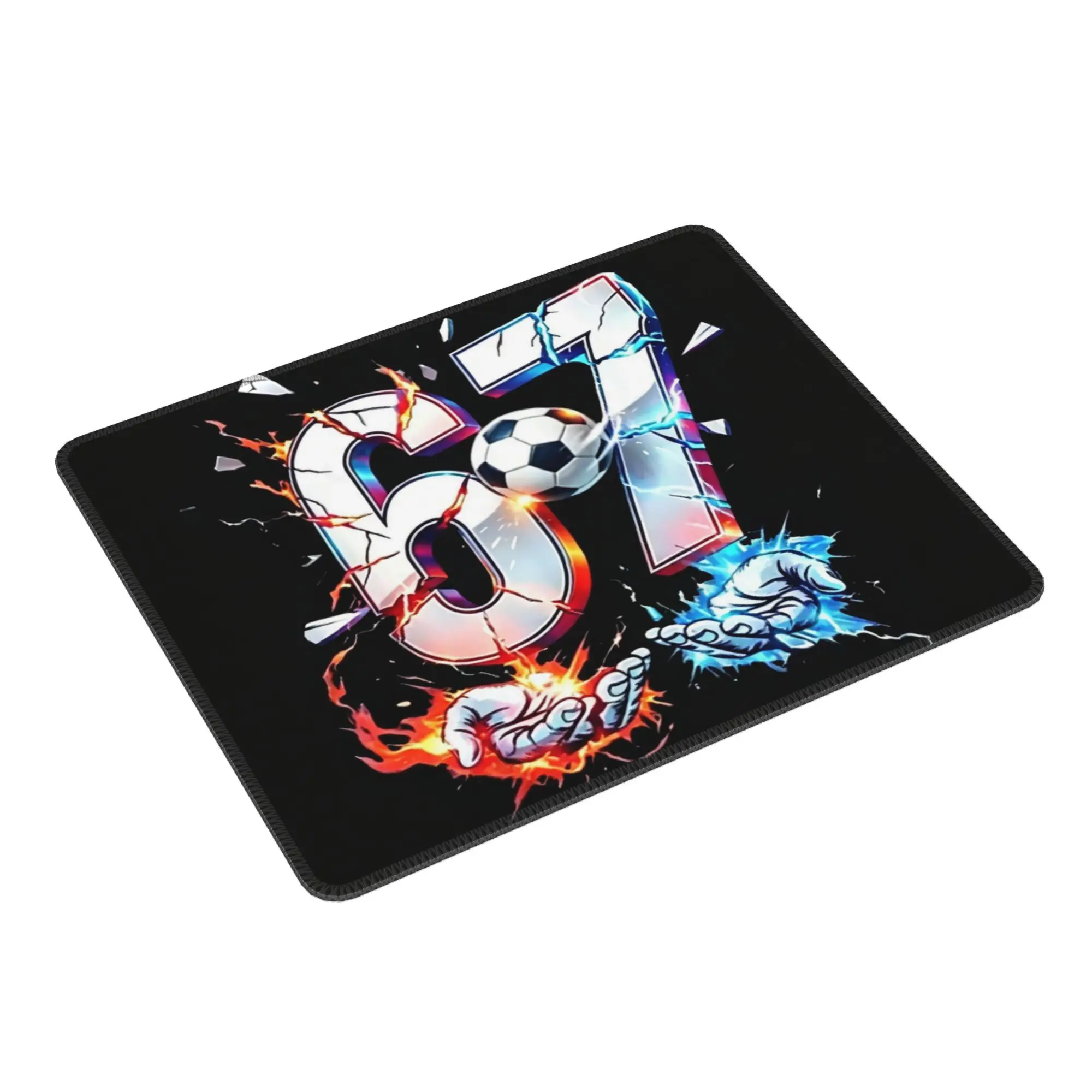 Six Seven Football Mouse Pad Computer Keyboard Mouse Mat Gamer PC Laptop Desk Mat Office Accessories Table Mats