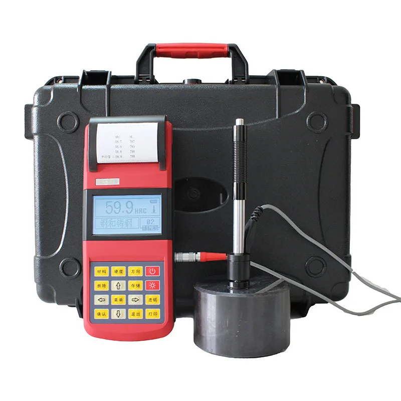 Portable Digital LCD Display Handheld Hardness Tester With High Precision Bullough Measurement Wear-Resistant Feature