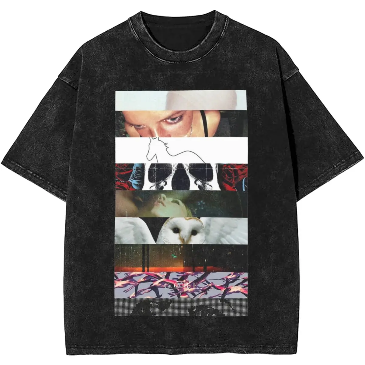 

Retro Deftones Band Album Covers Washed T Shirts for Men Women Streetwear Hip Hop T-Shirts Summer Tee Shirt 100% Cotton