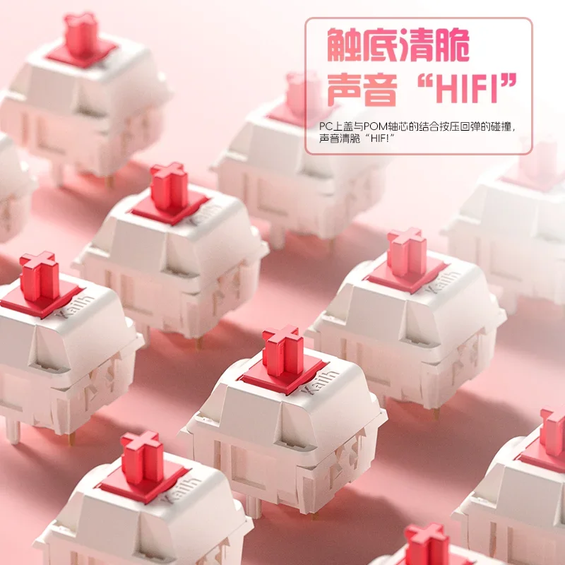 Kailh MX Sundae Linear 5Pin Mechanical Keyboard Switch HIFI Gaming And Office Use