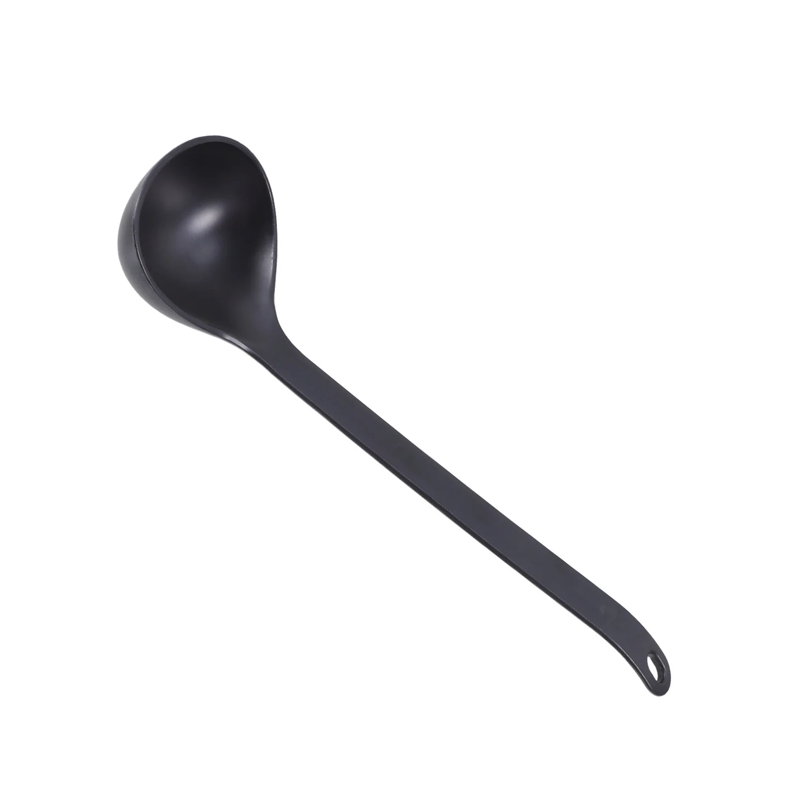 

Non-Stick Rice Serving Spoon Deep Head Heat Resistant Soup Porridge Cereal Ramen Kitchen Utensil Unbreakable Black